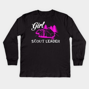 Girl Scout Leader Kids Long Sleeve T-Shirt